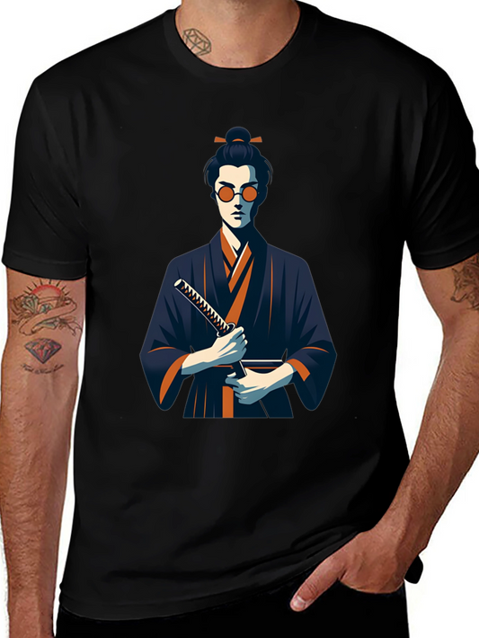 Samurai Graphic Tee - Cool Edgy Design