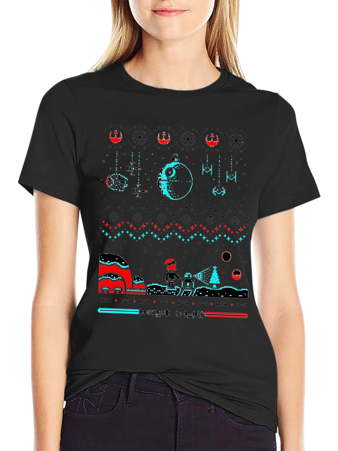 Retro Star Wars Christmas T-Shirt