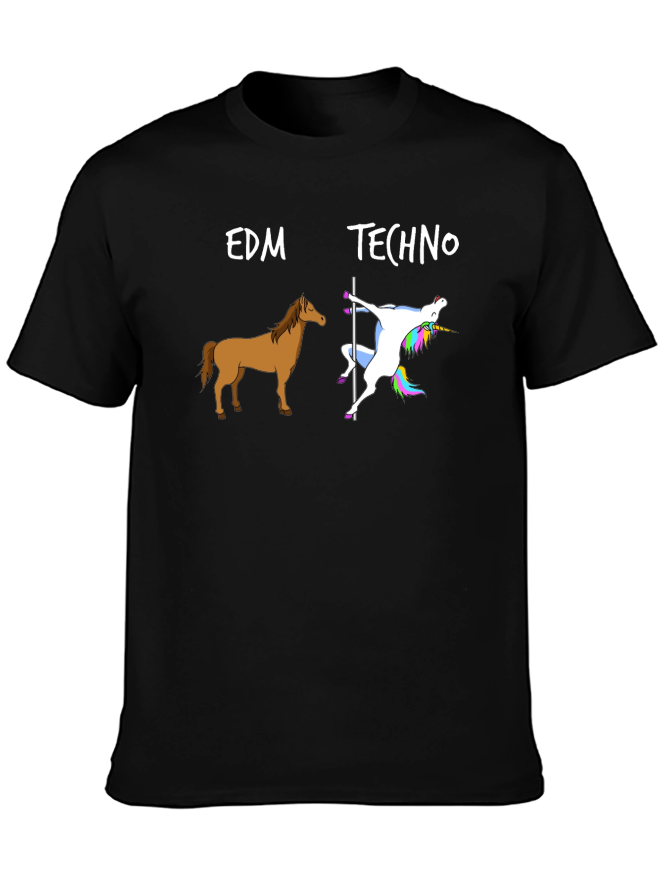EDM Techno Horse Unicorn T-Shirt
