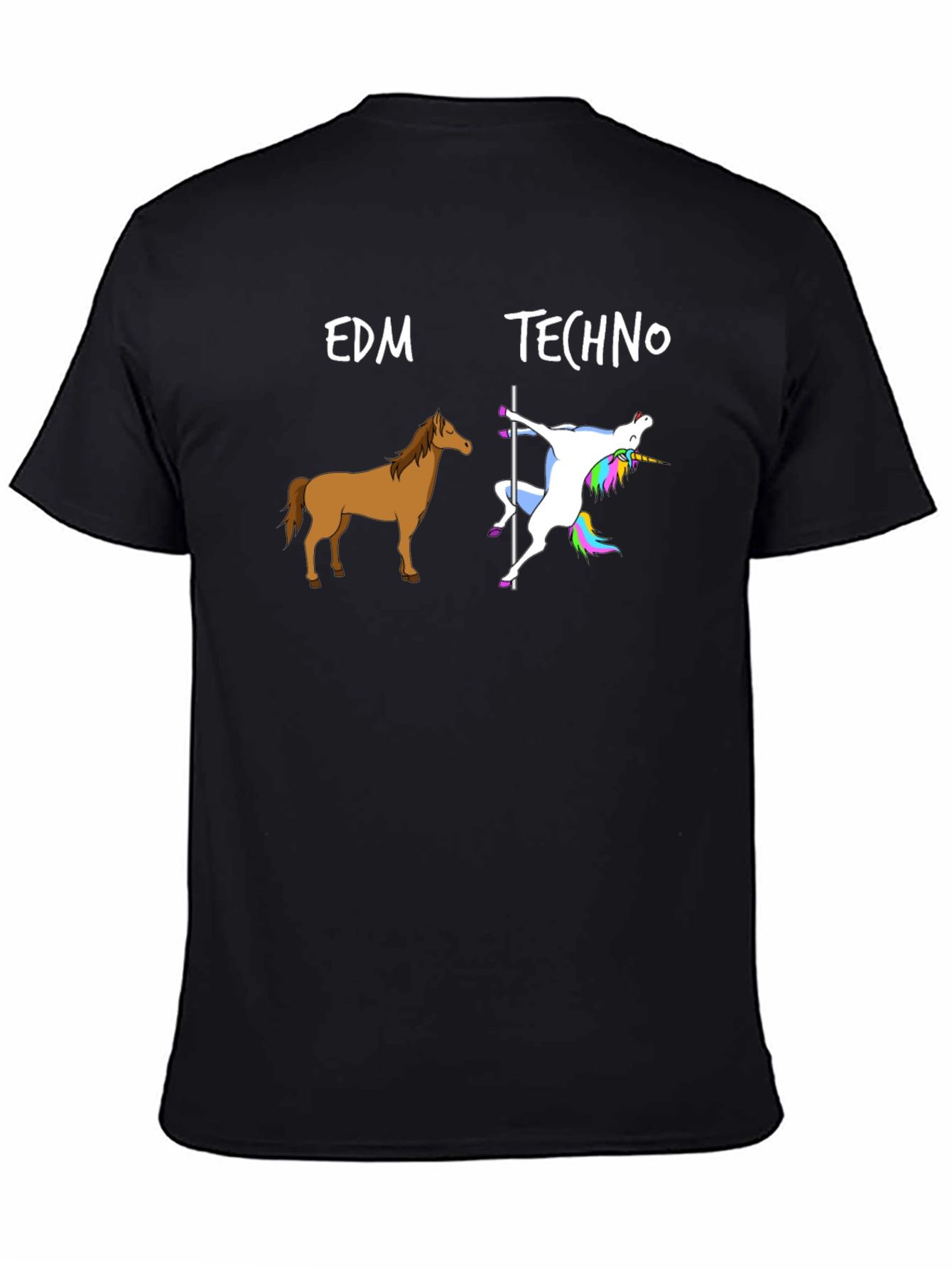 EDM Techno Horse Unicorn T-Shirt