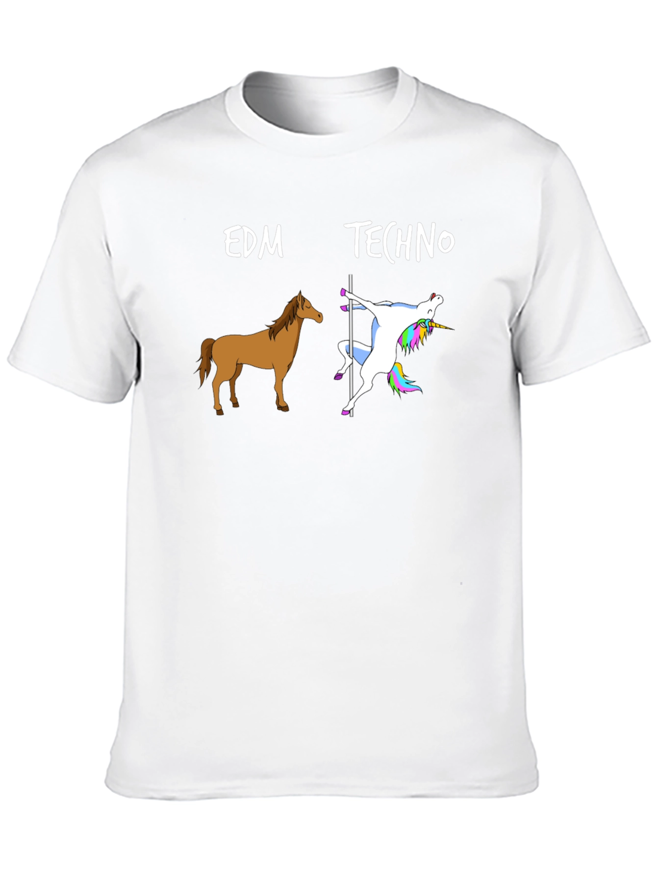 EDM Techno Horse Unicorn T-Shirt