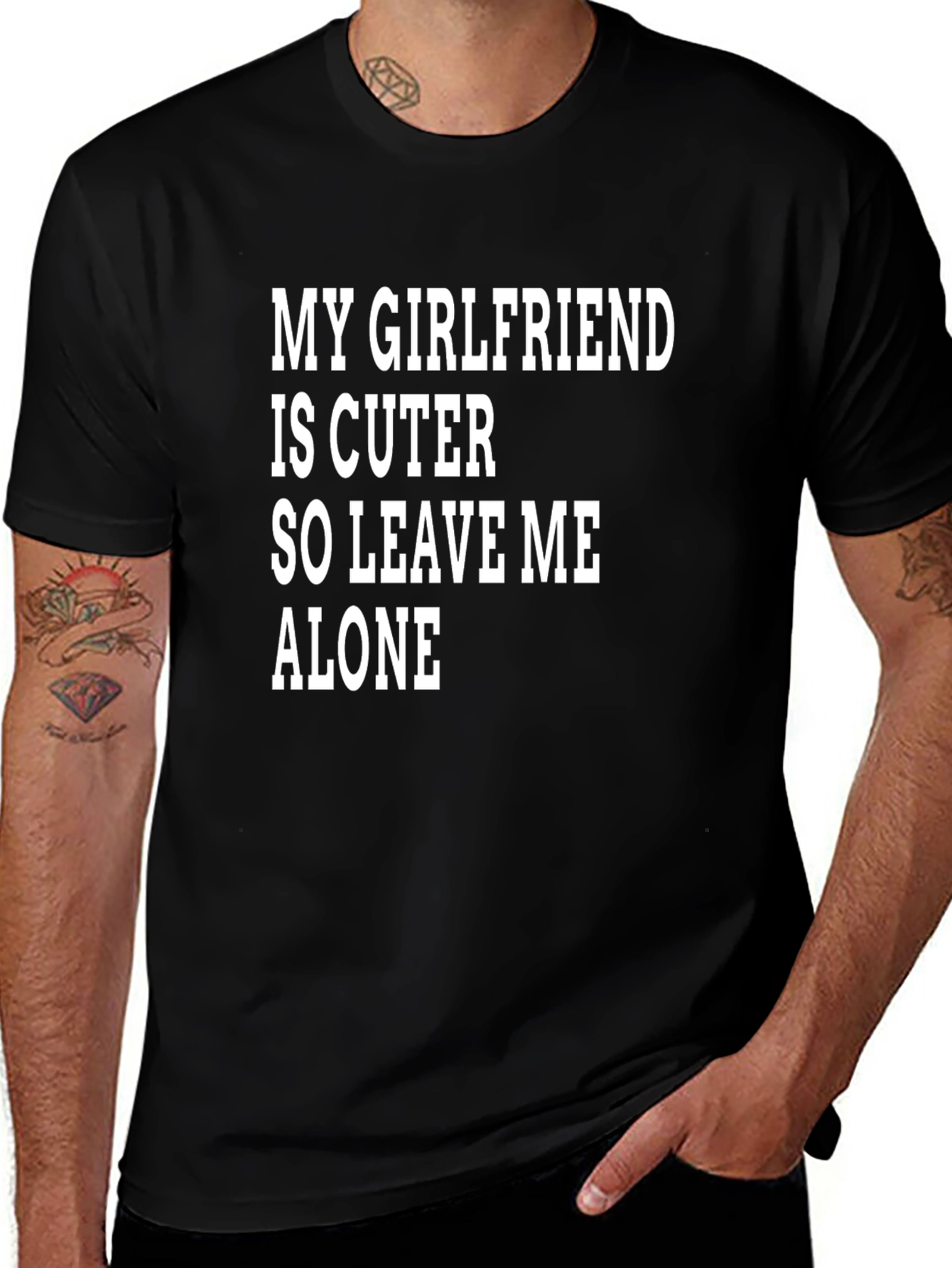 My Girlfriend is Cuter - Funny Graphic Tee