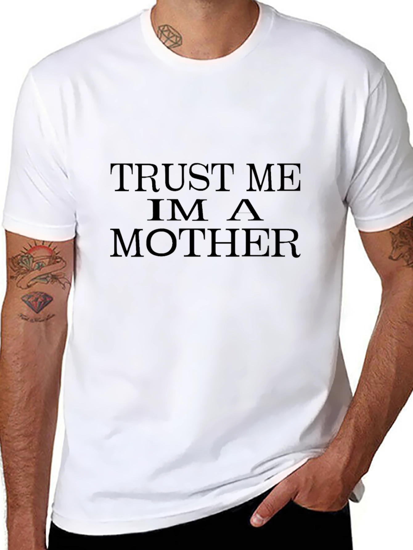 Trust Me Im A Mother Black T-Shirt