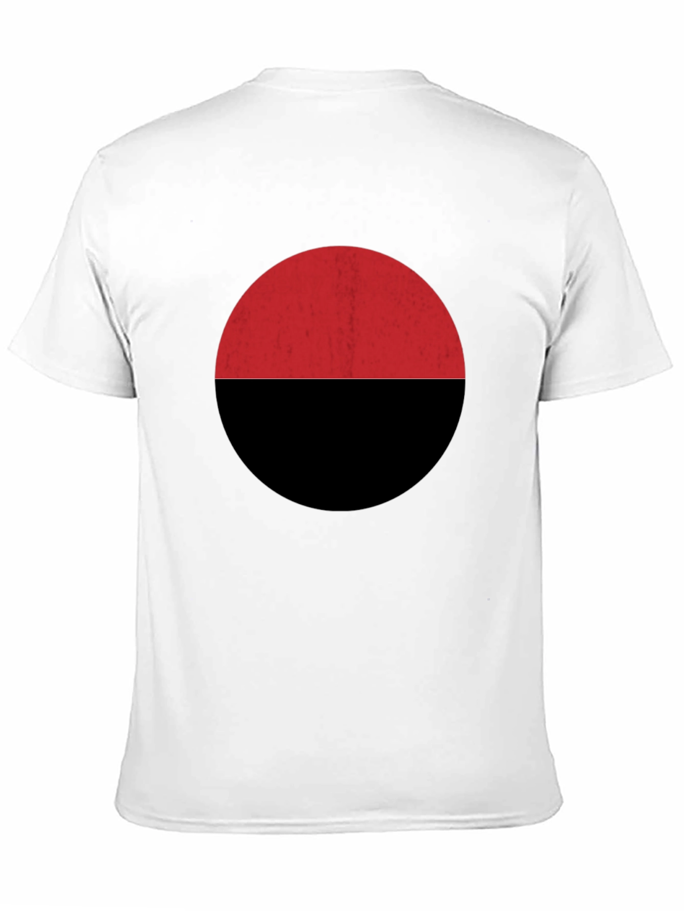Red & Black Circle Graphic Tee