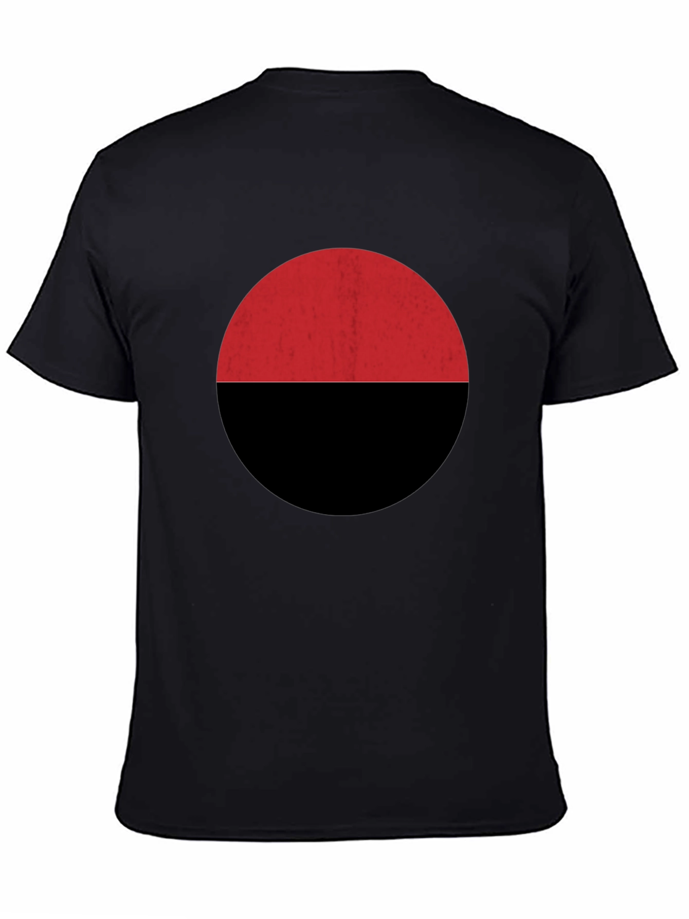 Red & Black Circle Graphic Tee