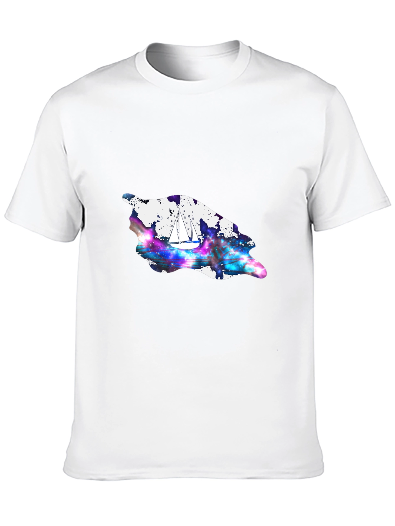 Sailboat Galaxy T-Shirt