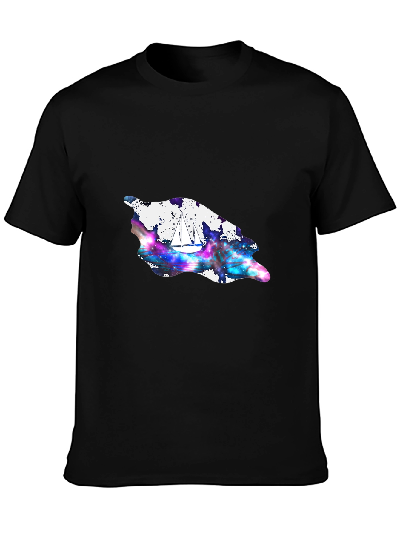 Sailboat Galaxy T-Shirt