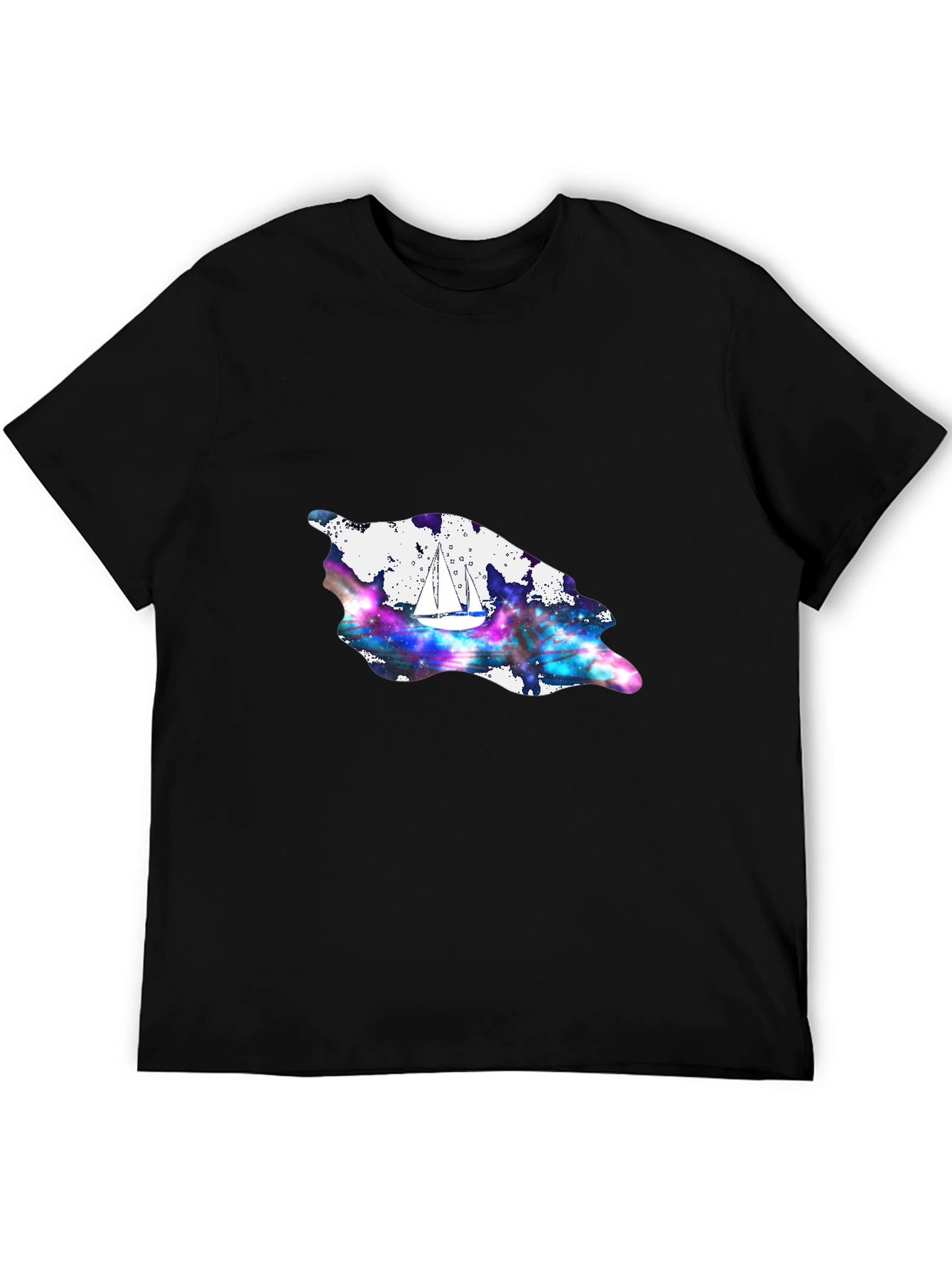 Sailboat Galaxy T-Shirt