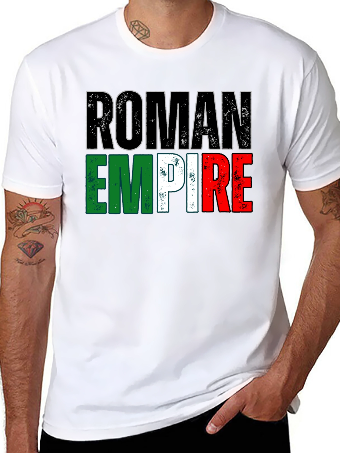 Roman Empire Italian Flag T-Shirt