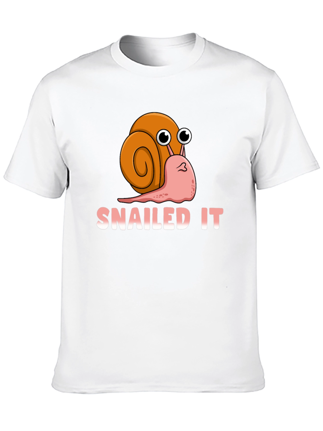 SNAILED IT T-Shirt Funny Snail Pun Tee