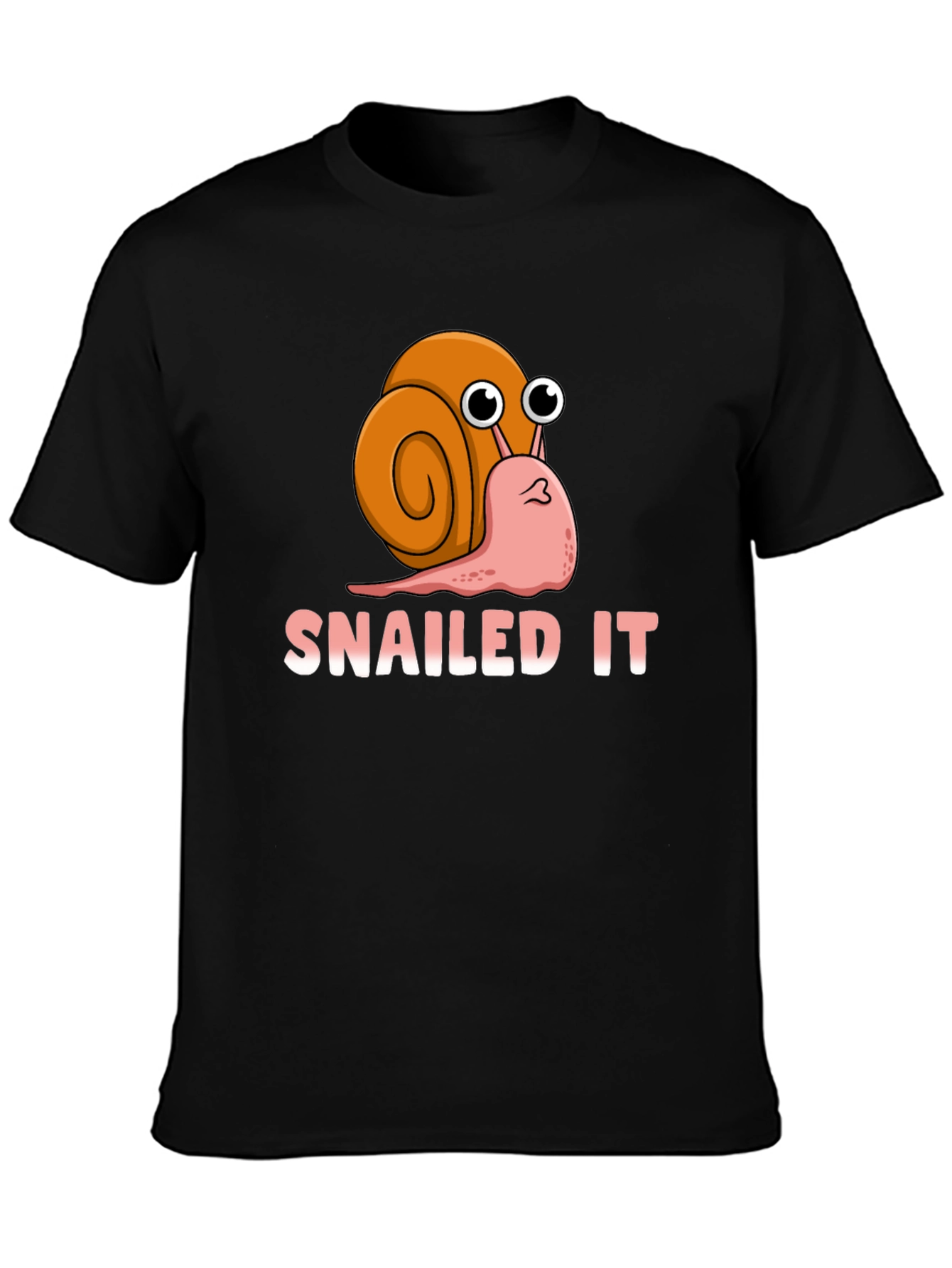 SNAILED IT T-Shirt Funny Snail Pun Tee