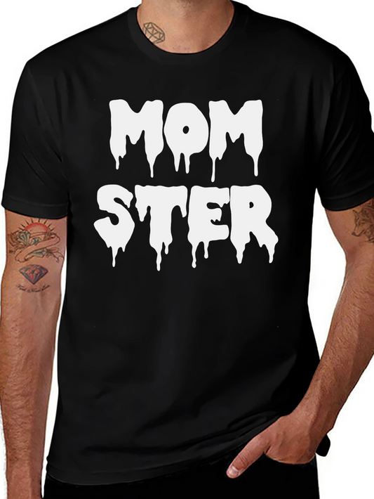 Momster Graphic Tee - Black Halloween T-Shirt
