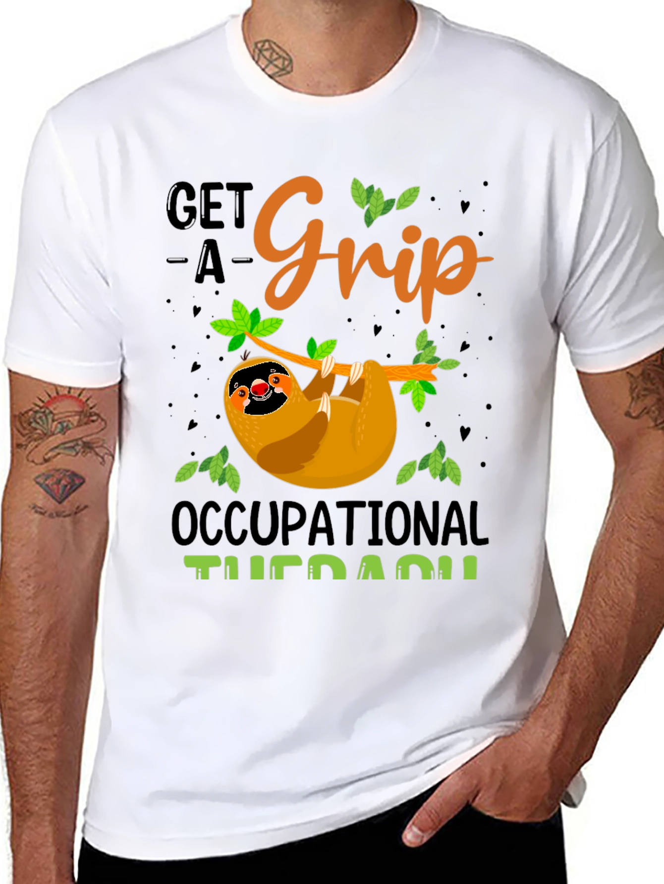 Get A Grip Occupational Therapy Sloth T-Shirt