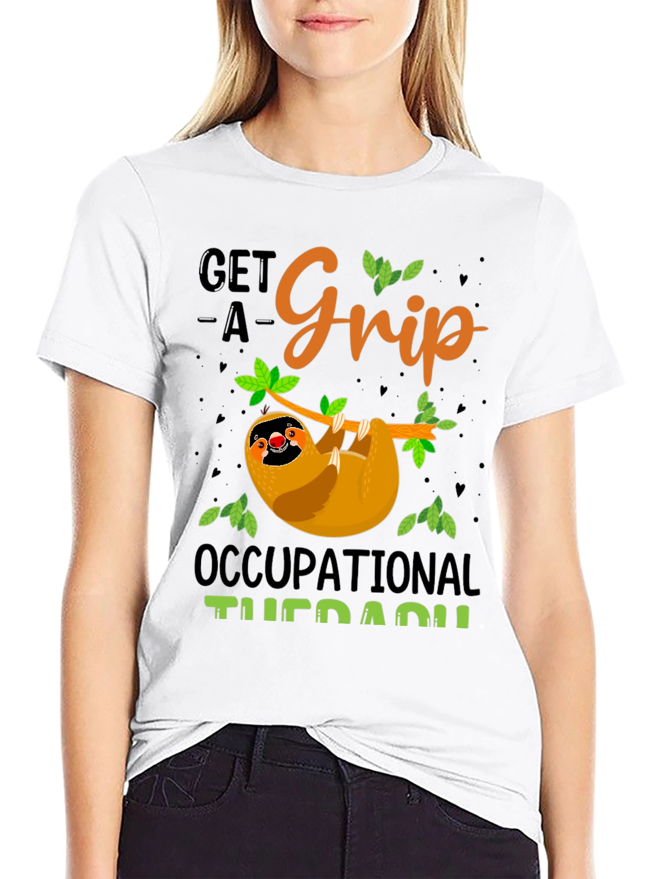 Get A Grip Occupational Therapy Sloth T-Shirt