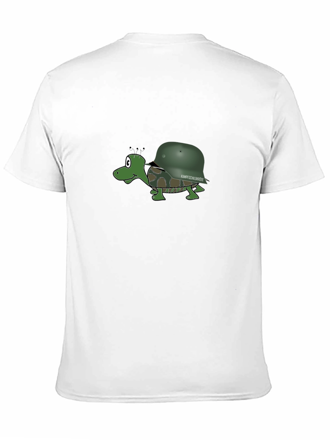 Cartoon Turtle with Helmet T-Shirt