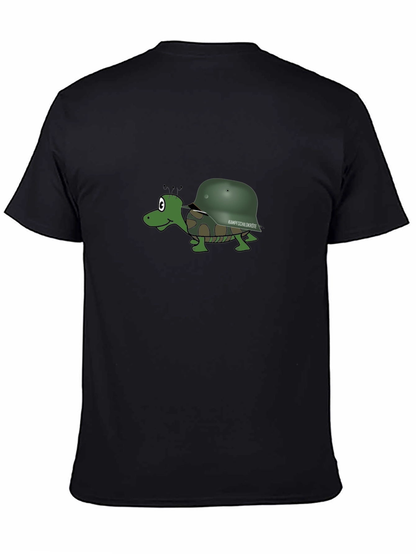 Cartoon Turtle with Helmet T-Shirt