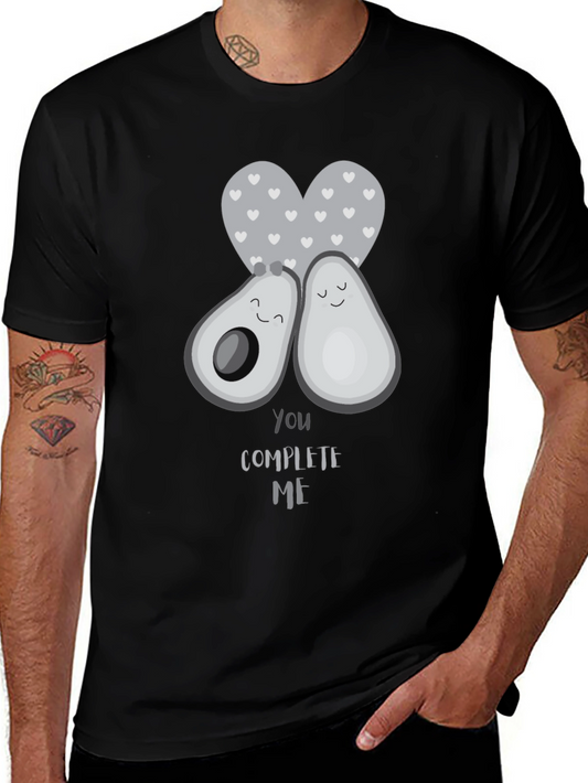 Avocado Couple Tee - You Complete Me Graphic T-Shirt