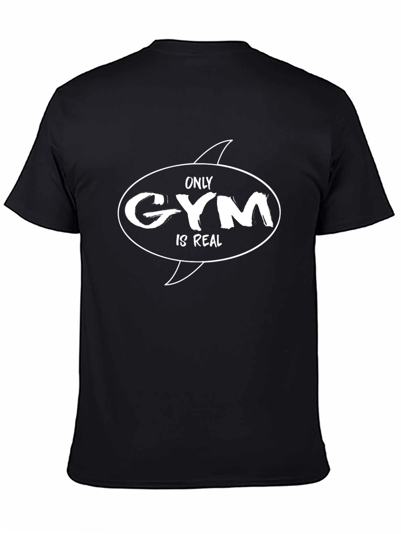 Gym is Real Graphic Tee - Workout Motivation