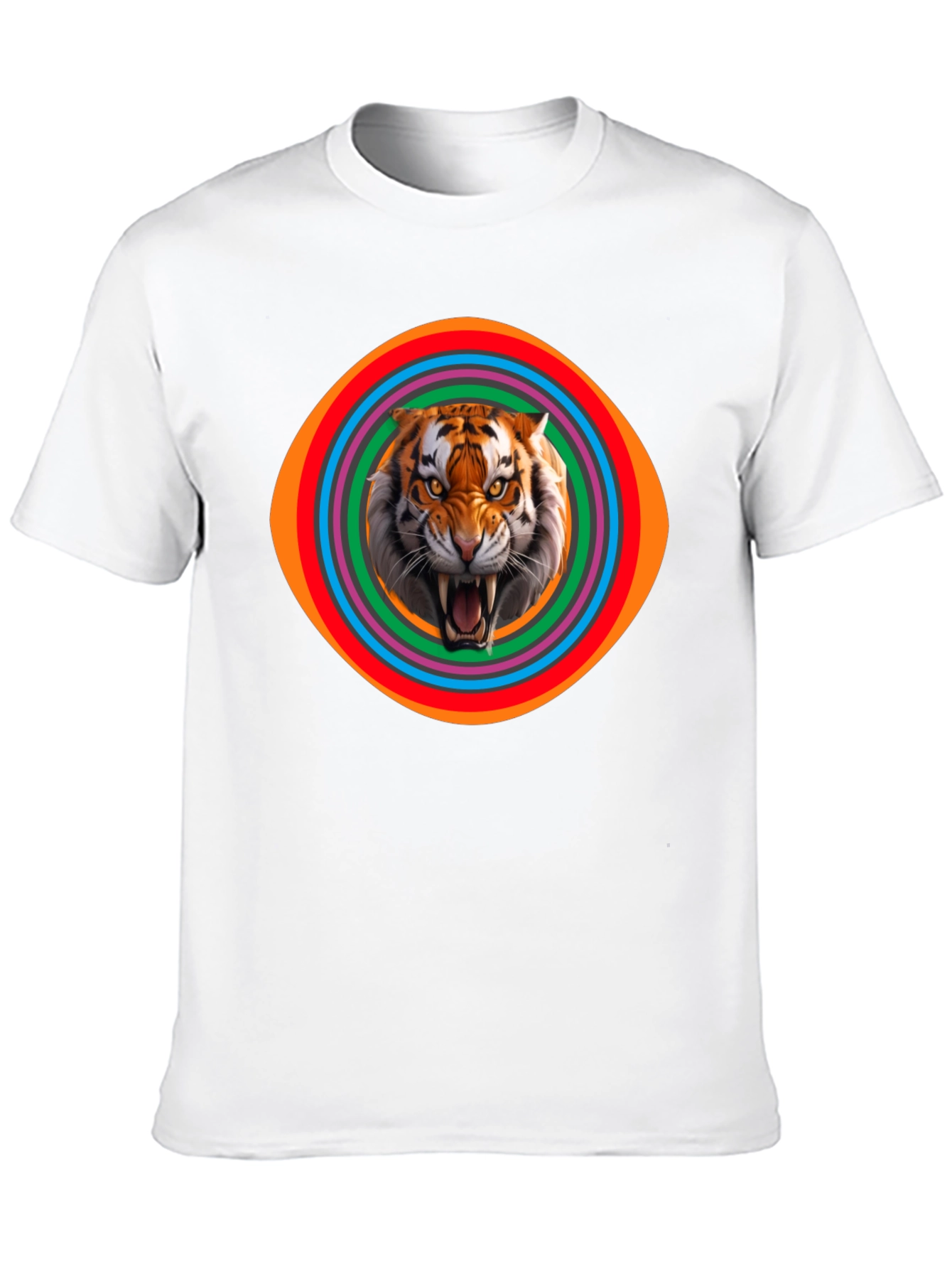 Tiger Graphic Tee - Mens Black T-Shirt
