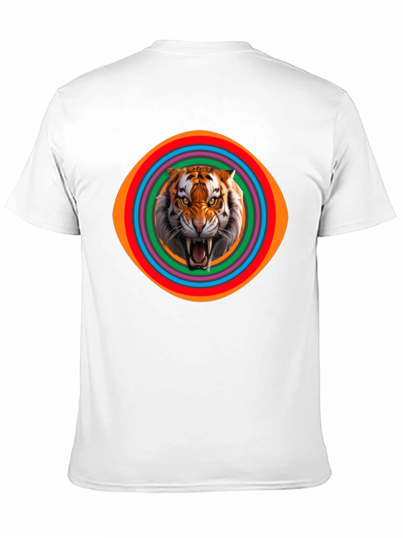 Tiger Graphic Tee - Mens Black T-Shirt