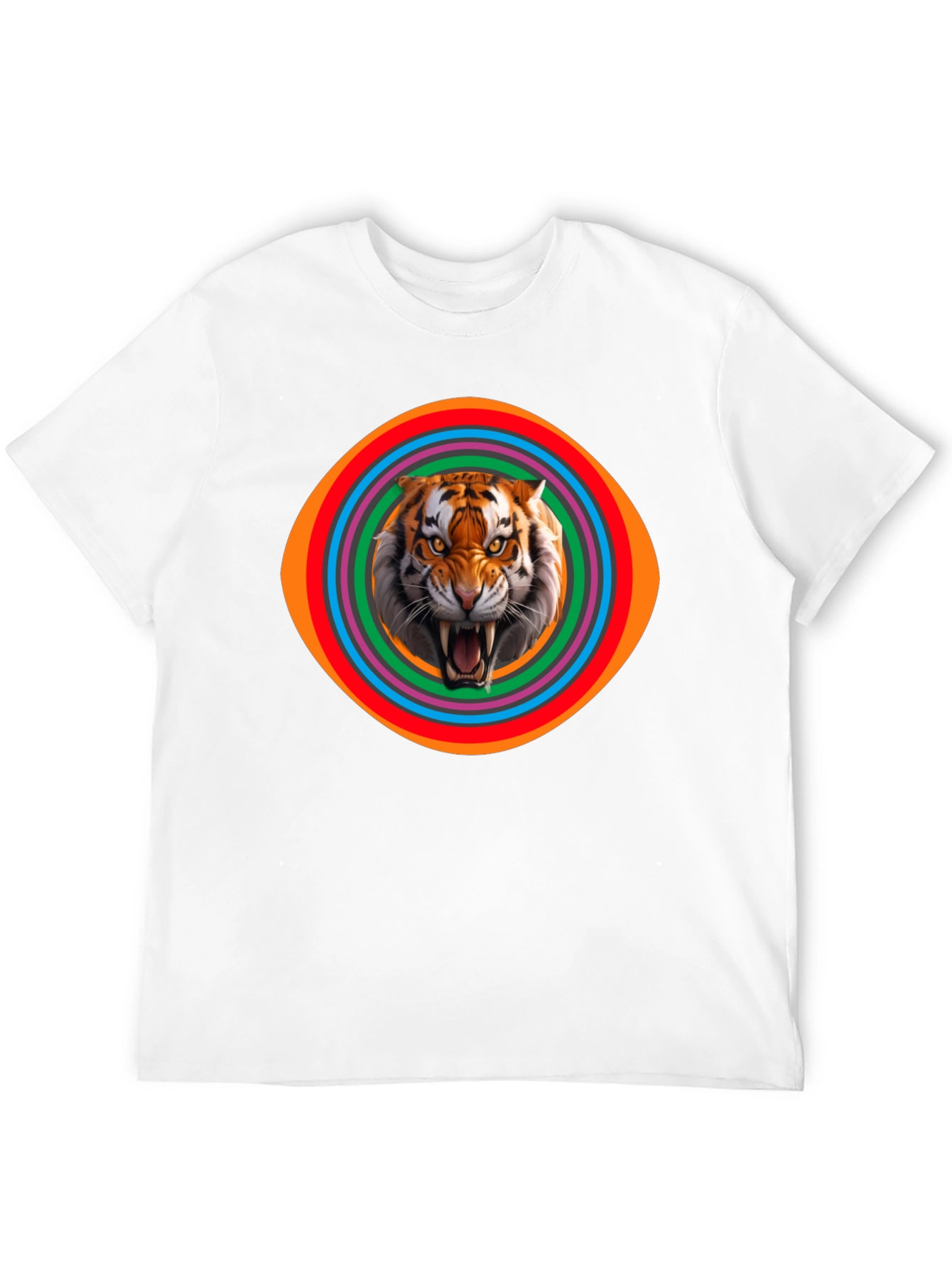 Tiger Graphic Tee - Mens Black T-Shirt