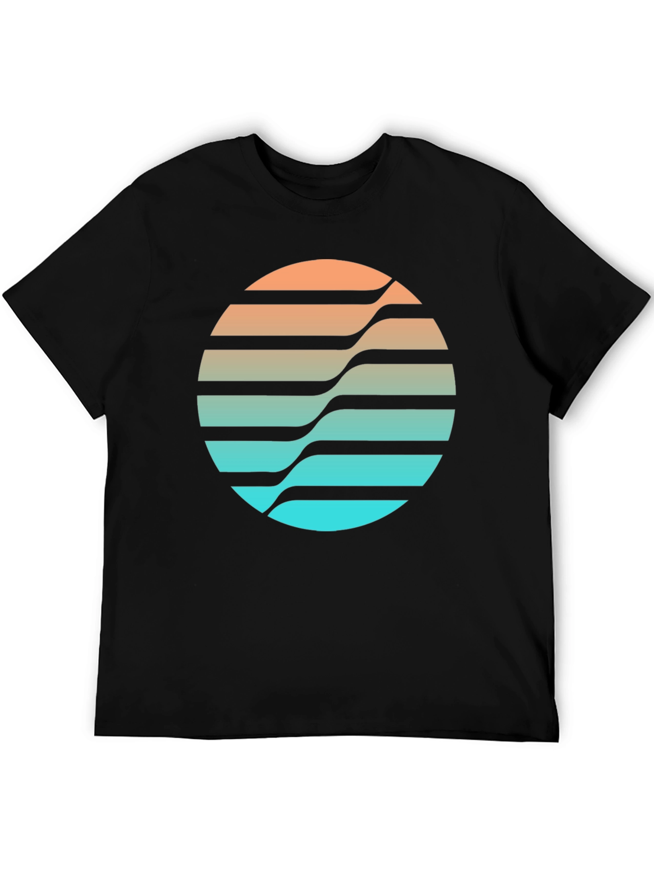Retro Wave Circle Graphic Tee