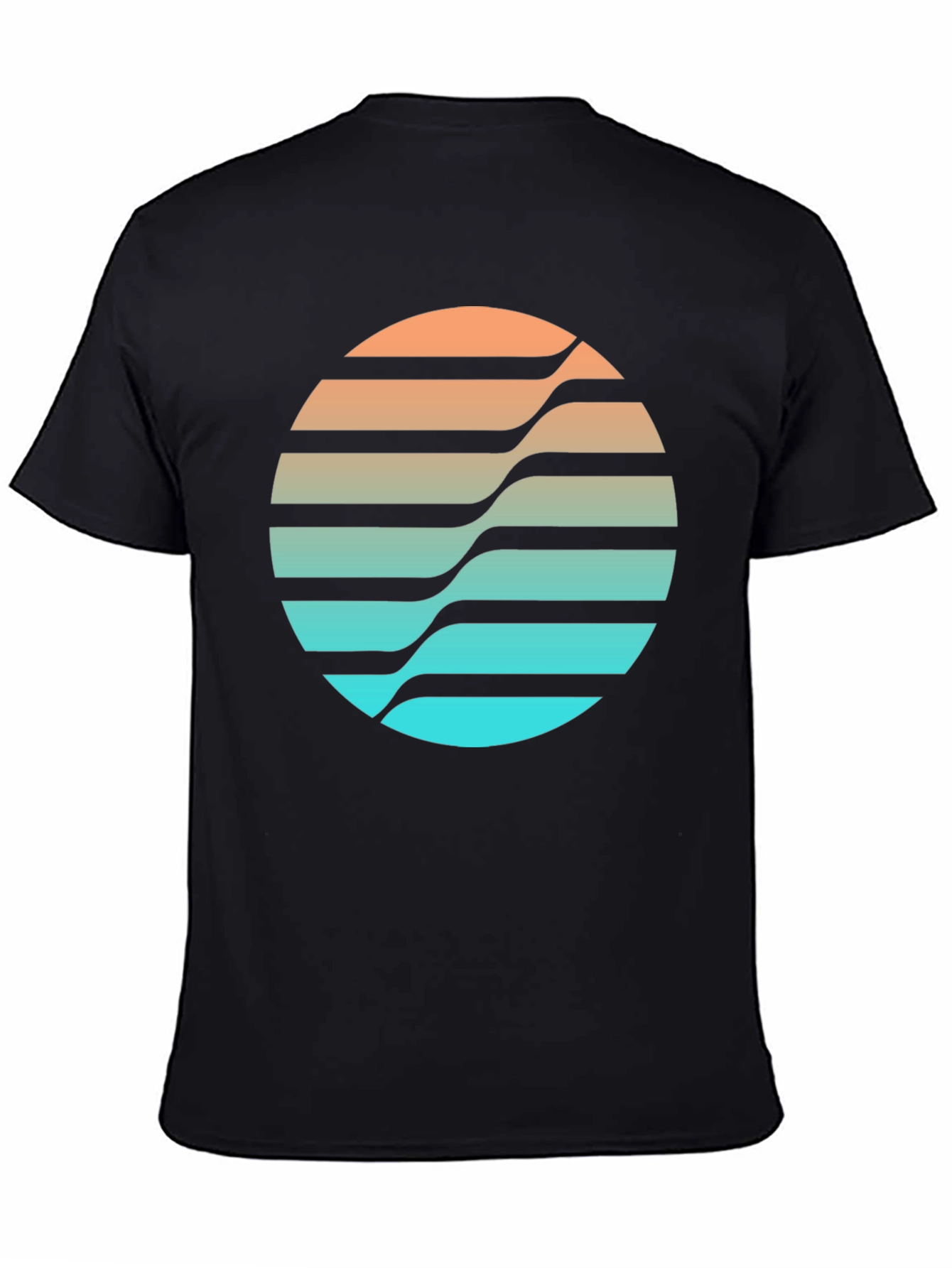Retro Wave Circle Graphic Tee