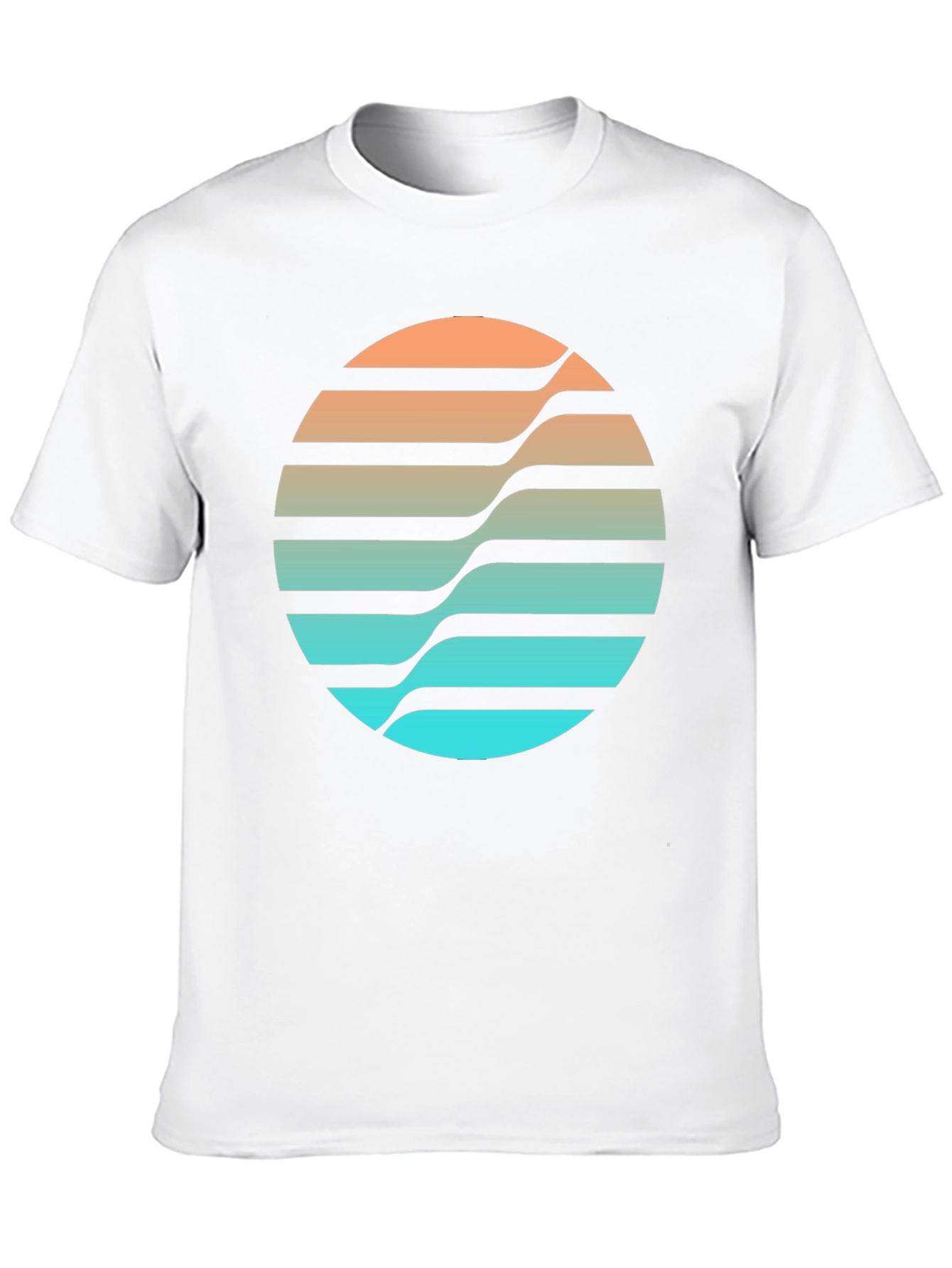 Retro Wave Circle Graphic Tee