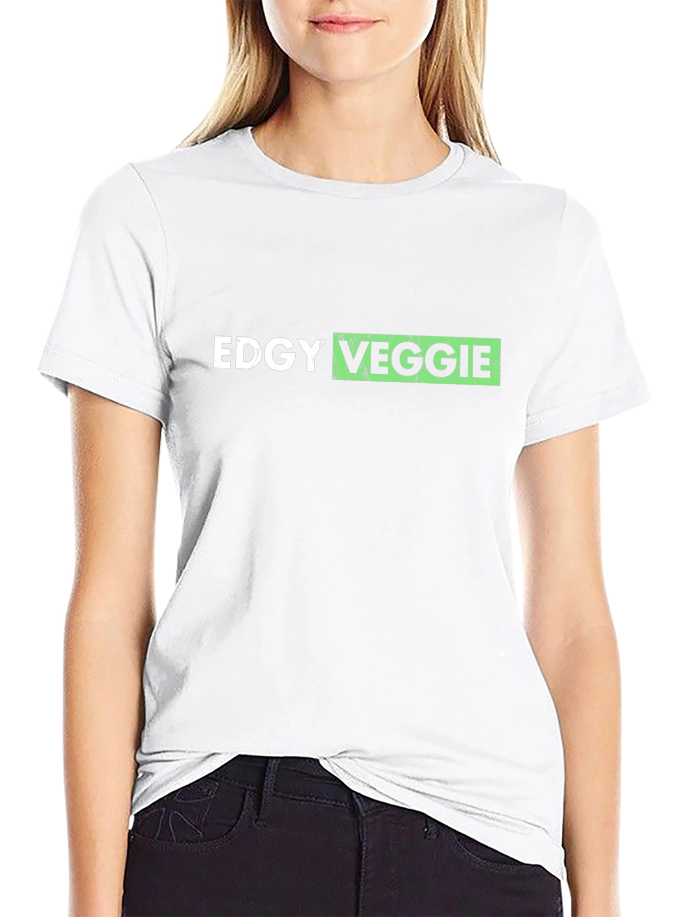 Edgy Veggie Graphic Tee - Unisex Cotton T-Shirt