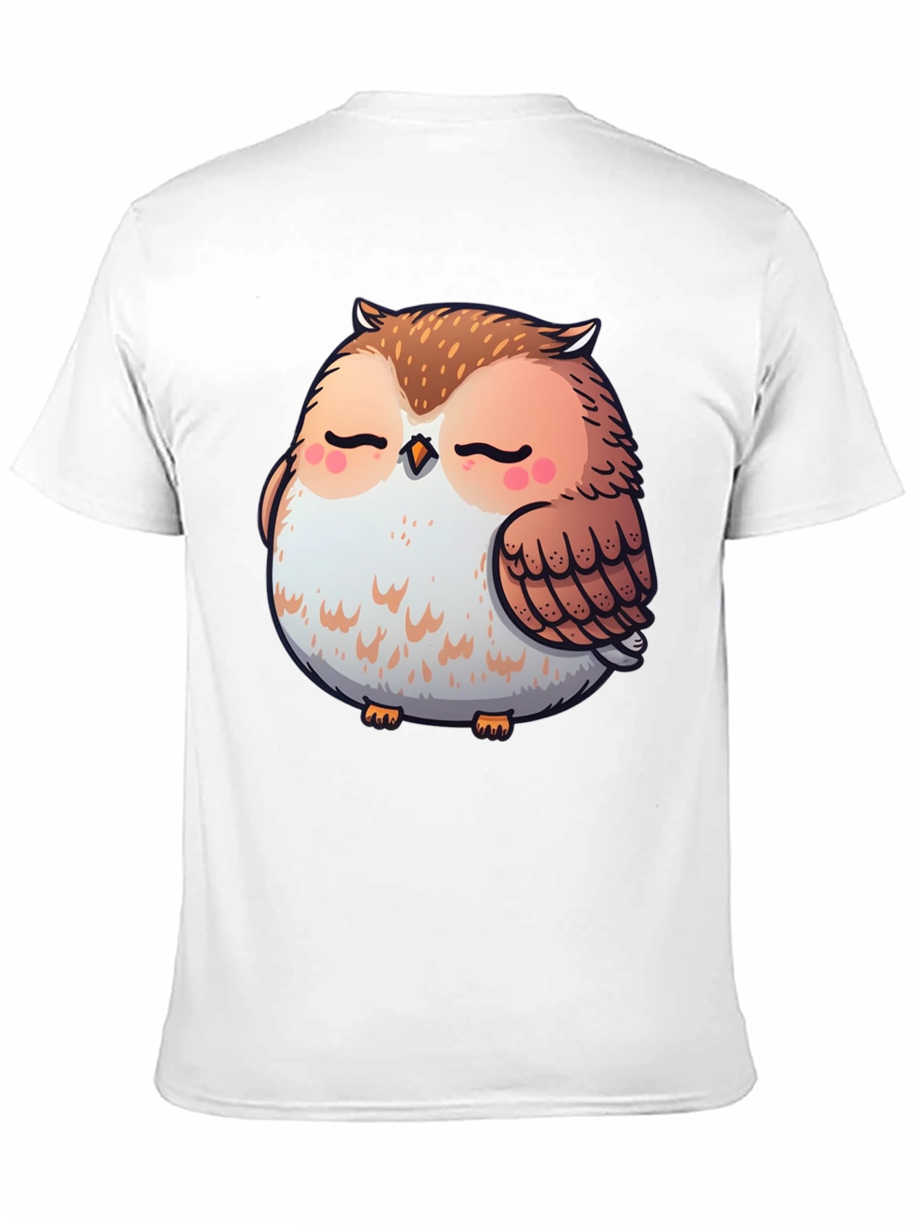 Cute Owl Graphic Tee - Black T-Shirt