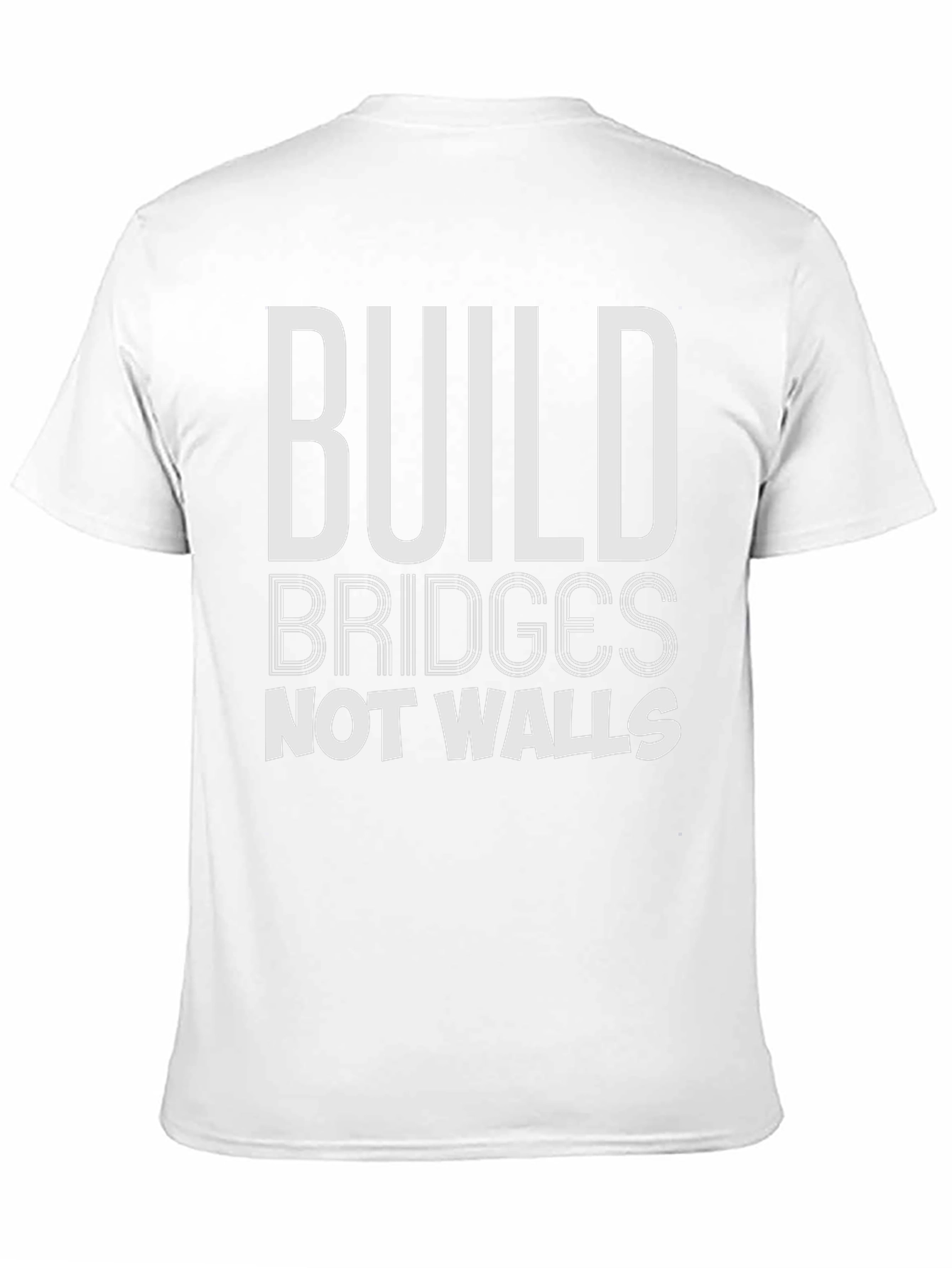 Build Bridges Not Walls Graphic T-Shirt