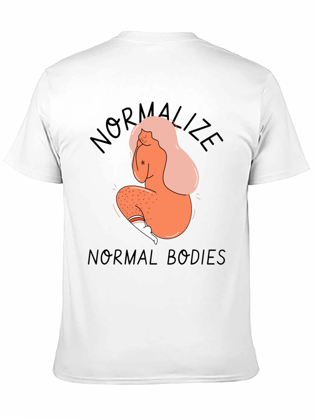 Normalize Normal Bodies Black Graphic Tee