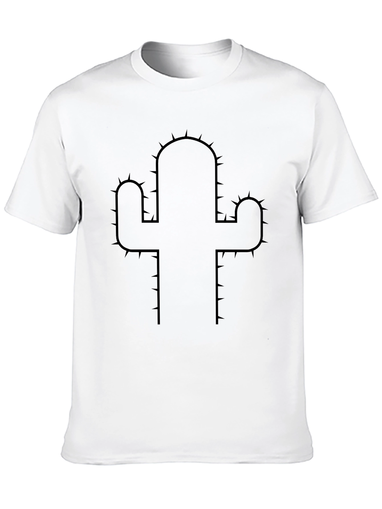 Cactus Graphic Tee - Mens Black T-Shirt