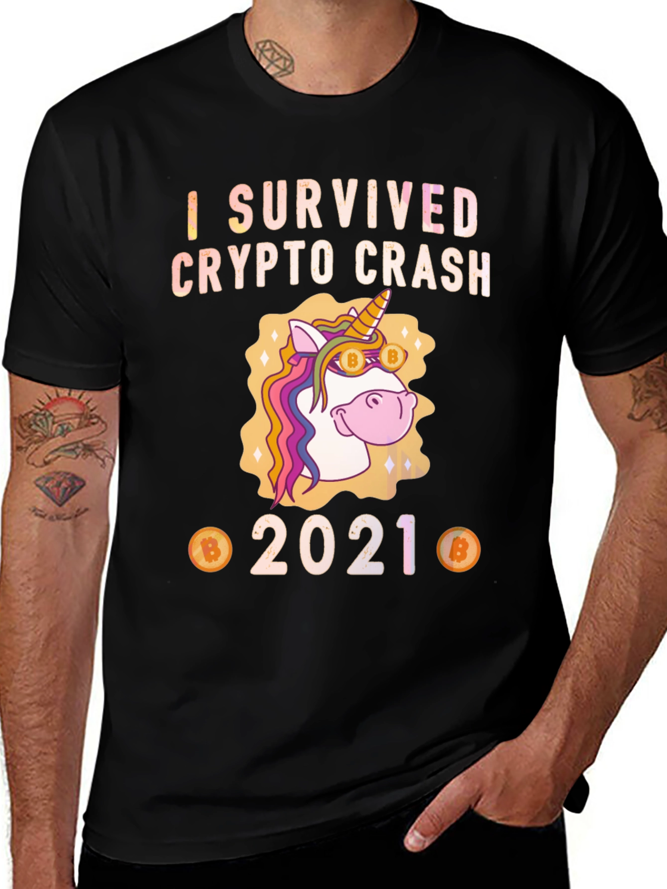 Crypto Crash Survivor 2021 T-Shirt
