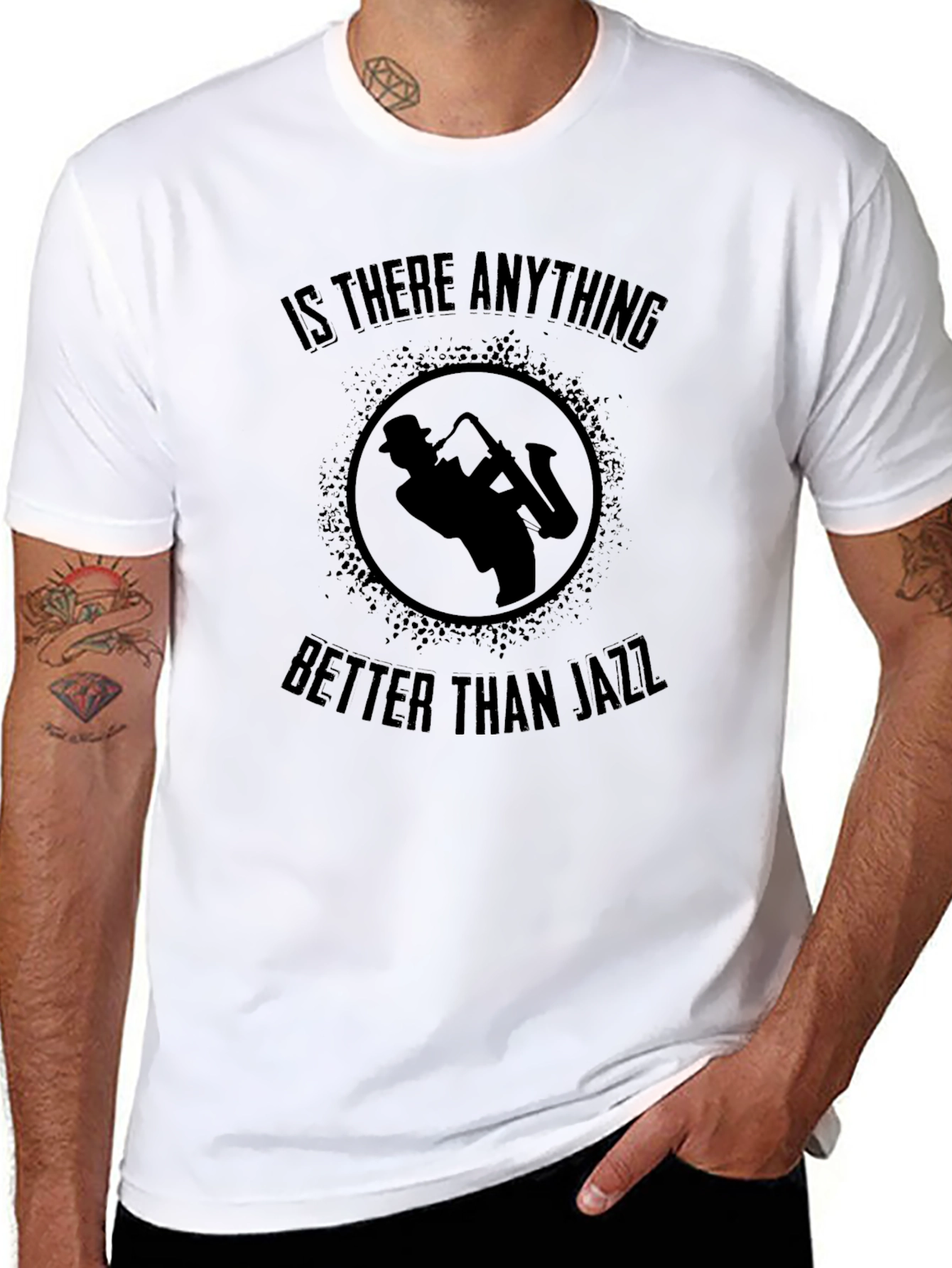 Jazz Saxophone Graphic Tee - Is There Anything Better?