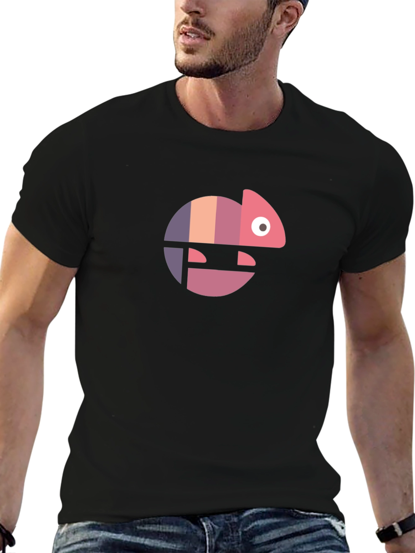 Modern Chameleon Graphic Tee