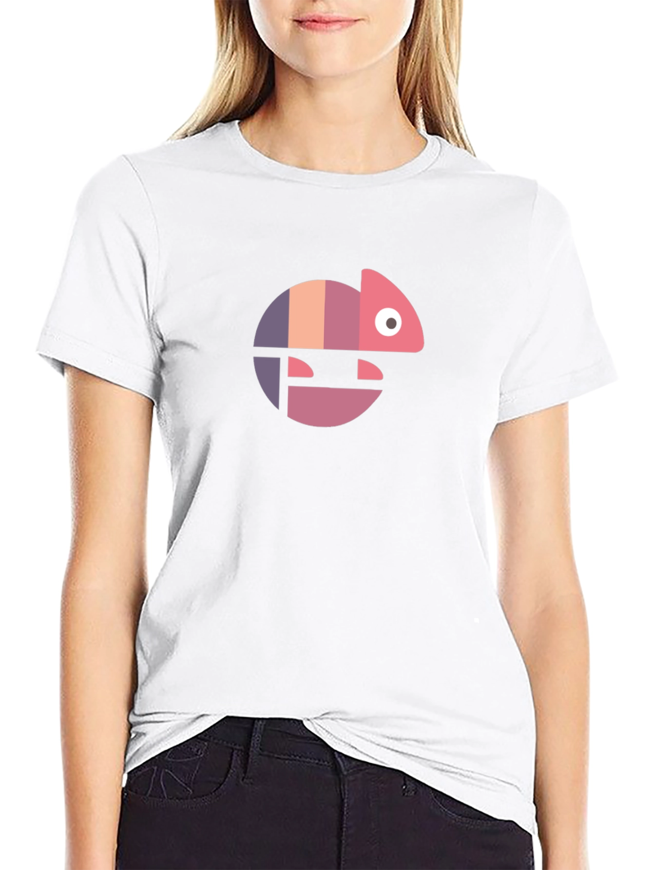 Modern Chameleon Graphic Tee