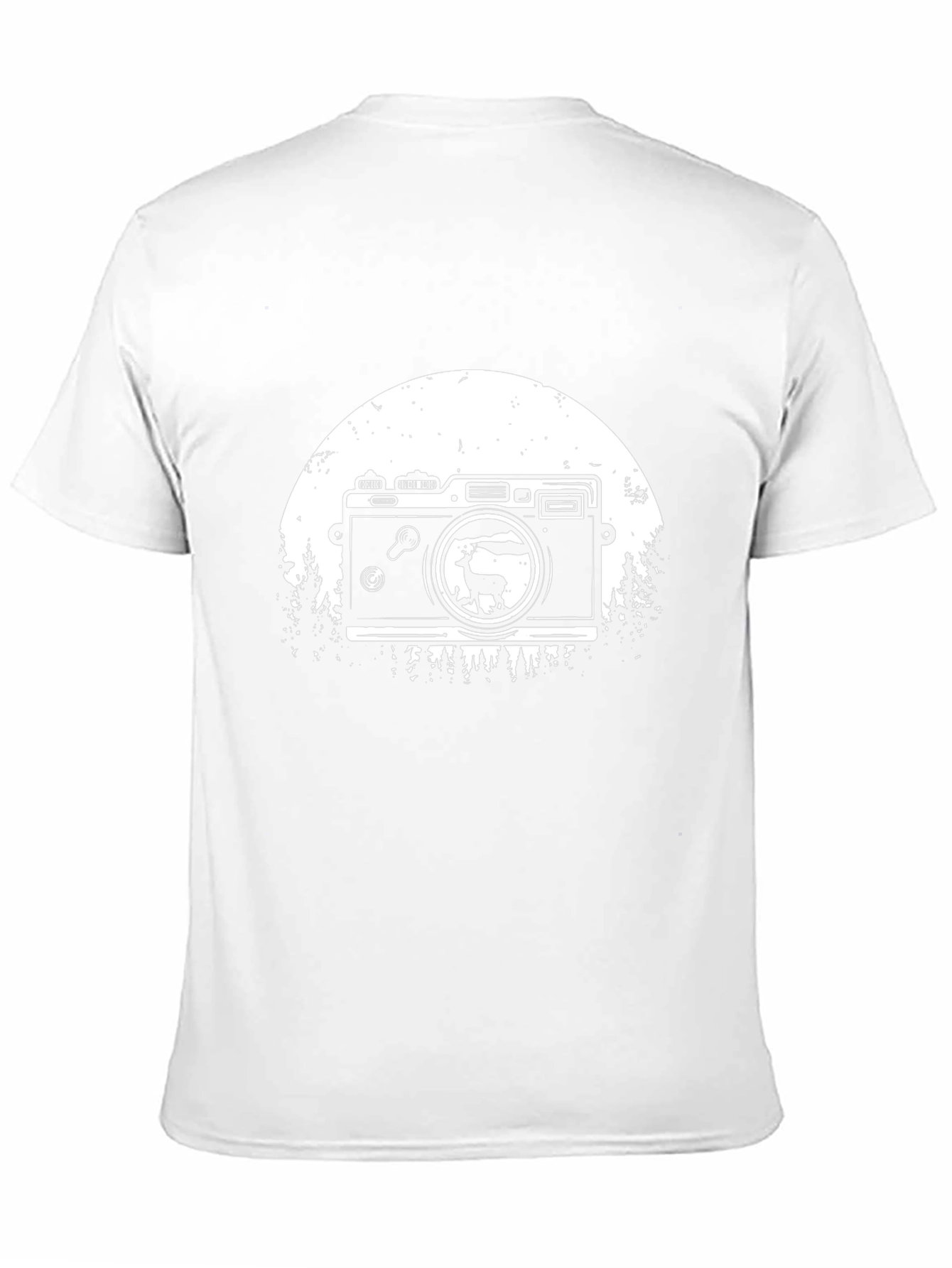 Retro Camera Deer Graphic Tee