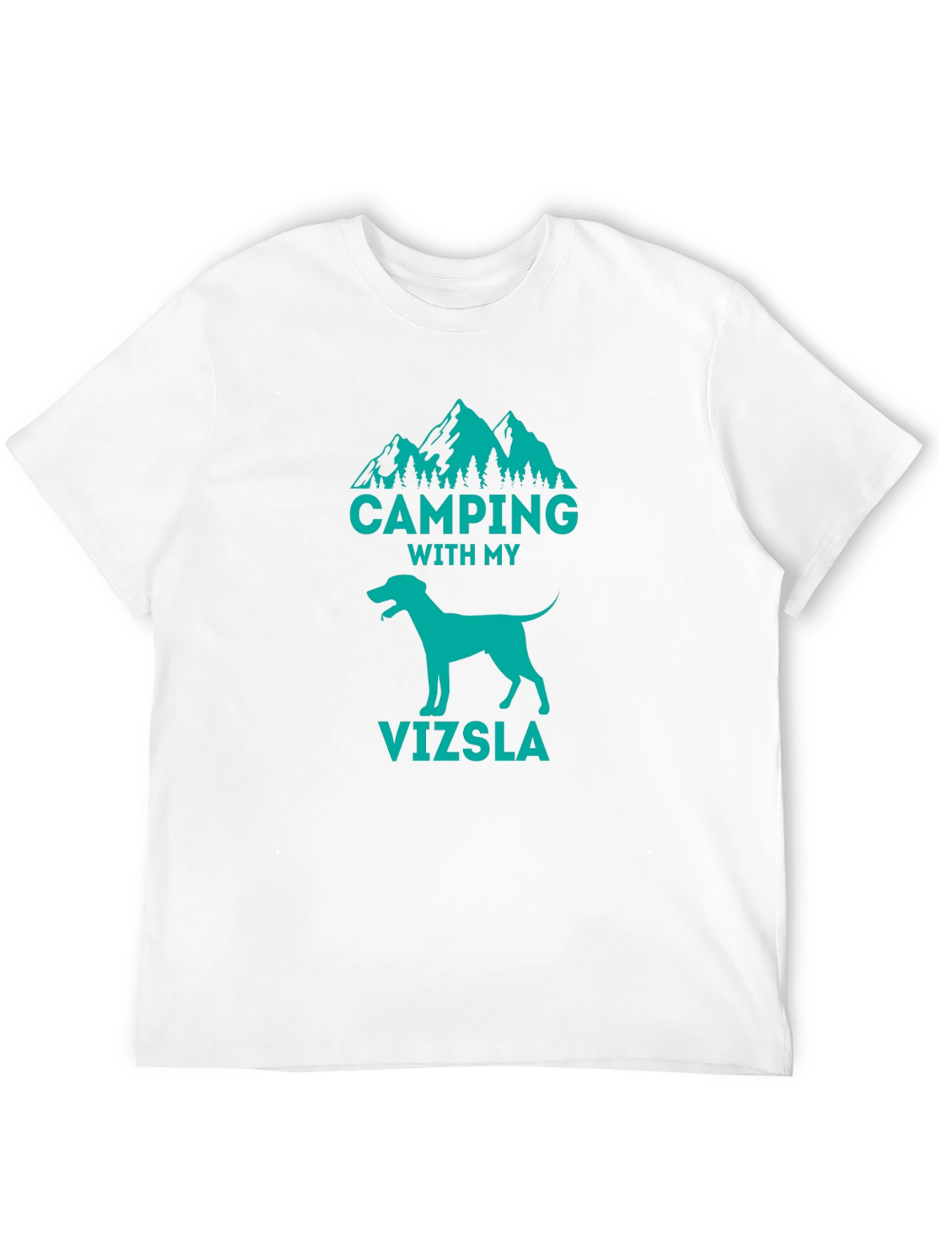 Camping With My Vizsla T-Shirt