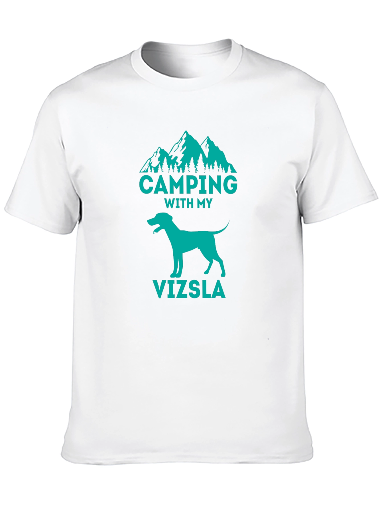 Camping With My Vizsla T-Shirt