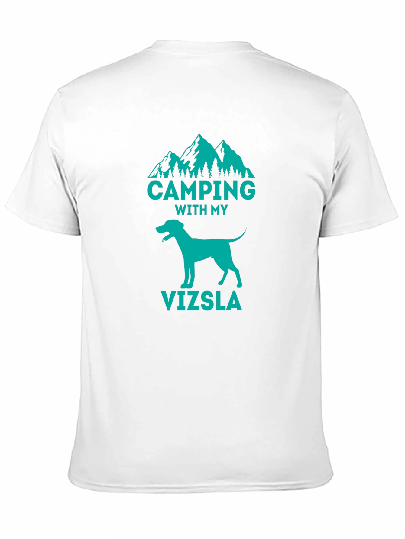 Camping With My Vizsla T-Shirt