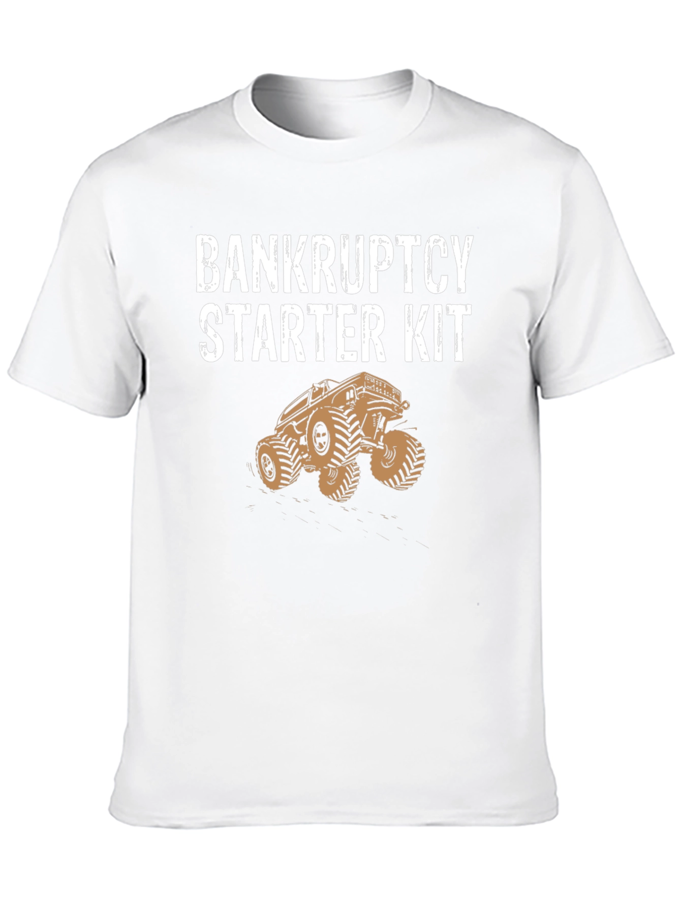 Bankruptcy Starter Kit Black Cotton Graphic Tee