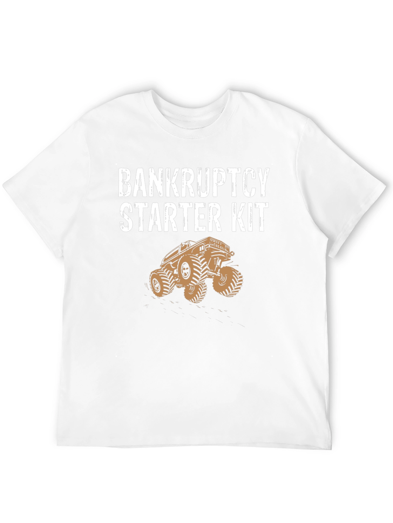 Bankruptcy Starter Kit Black Cotton Graphic Tee
