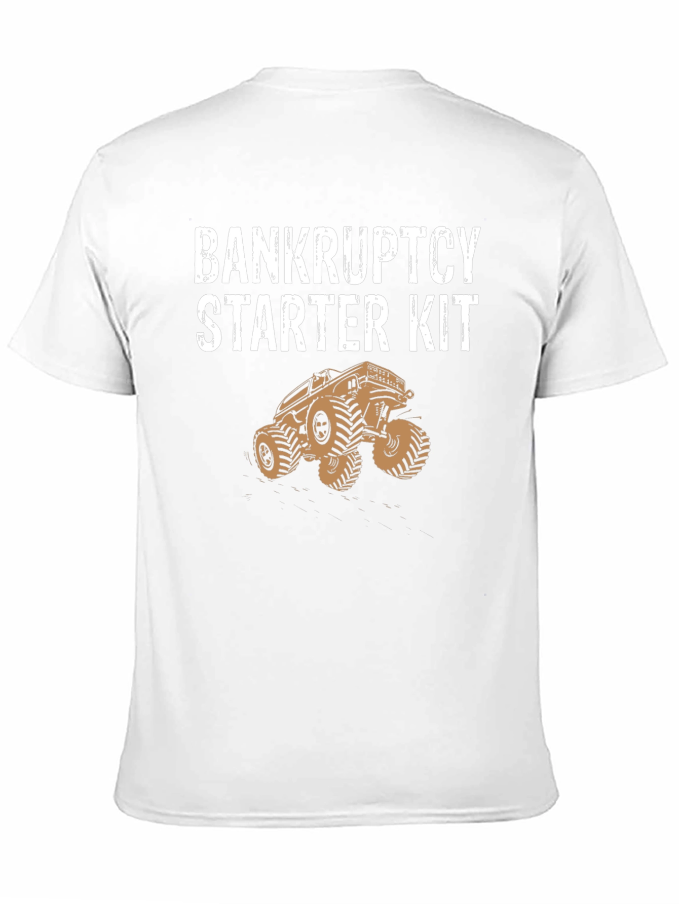 Bankruptcy Starter Kit Black Cotton Graphic Tee