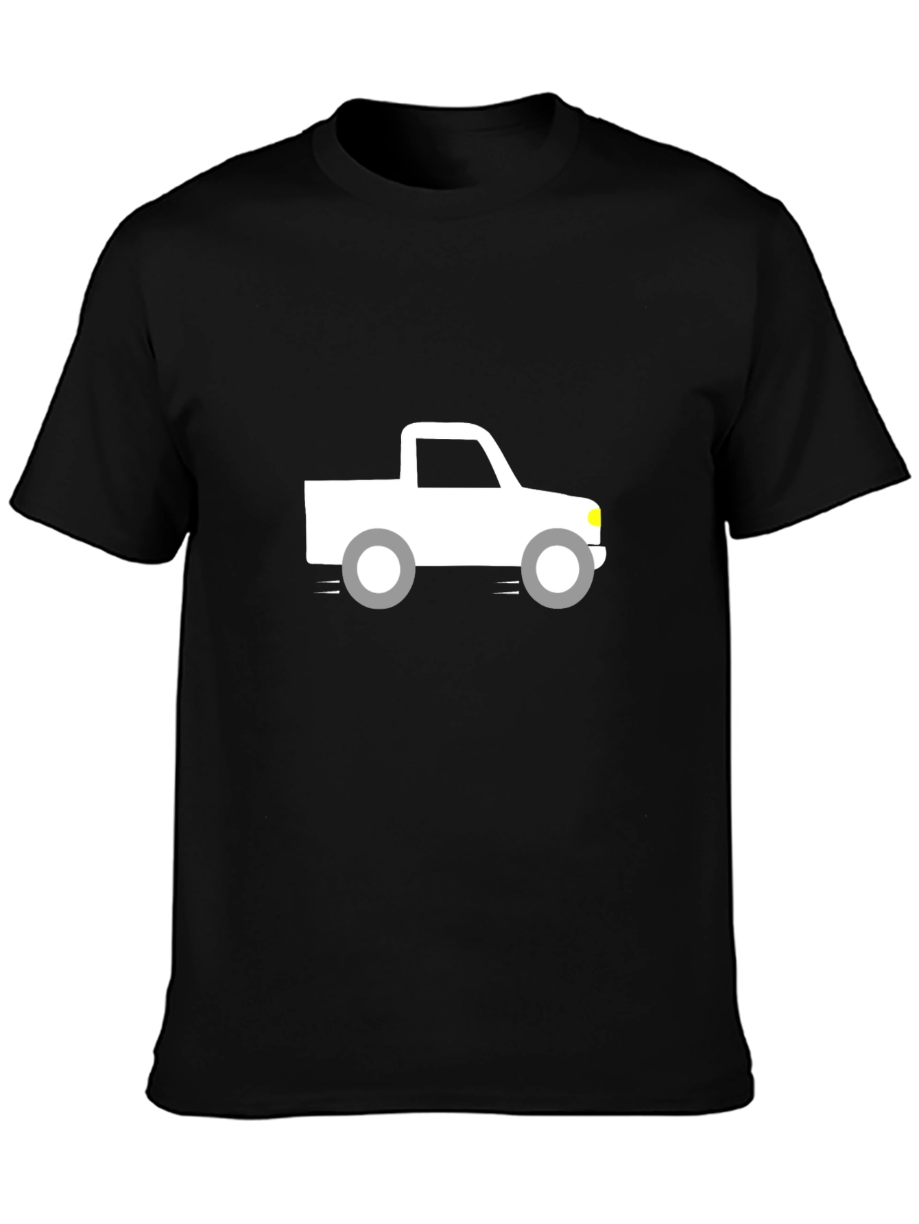 Truck Graphic Tee - Black Cotton Blend