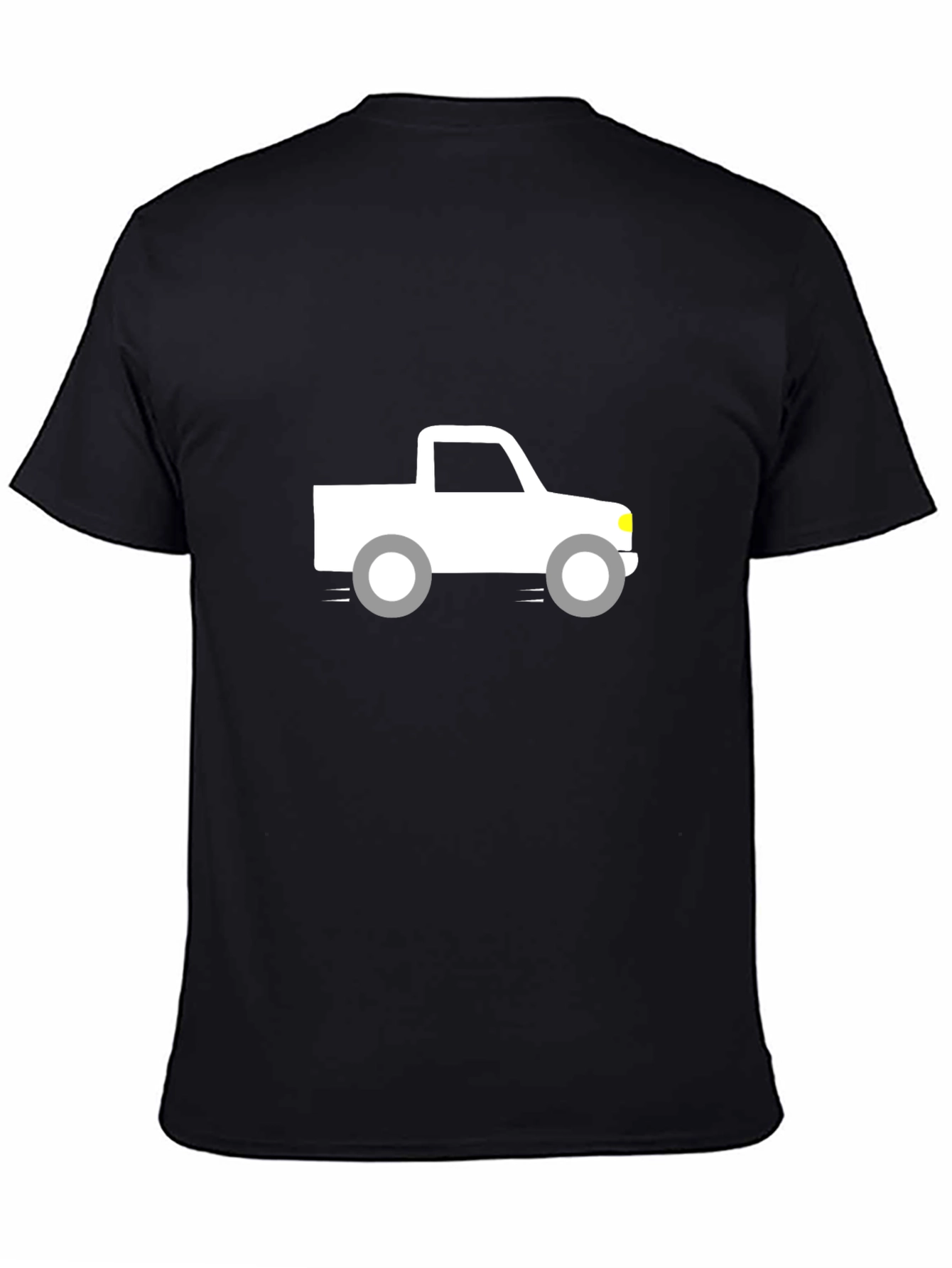 Truck Graphic Tee - Black Cotton Blend