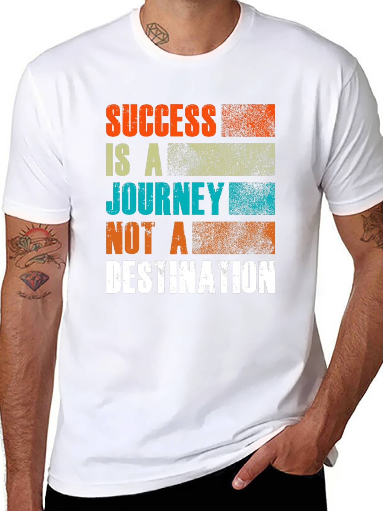 Success Journey Graphic T-Shirt - Inspiring Motivation Tee