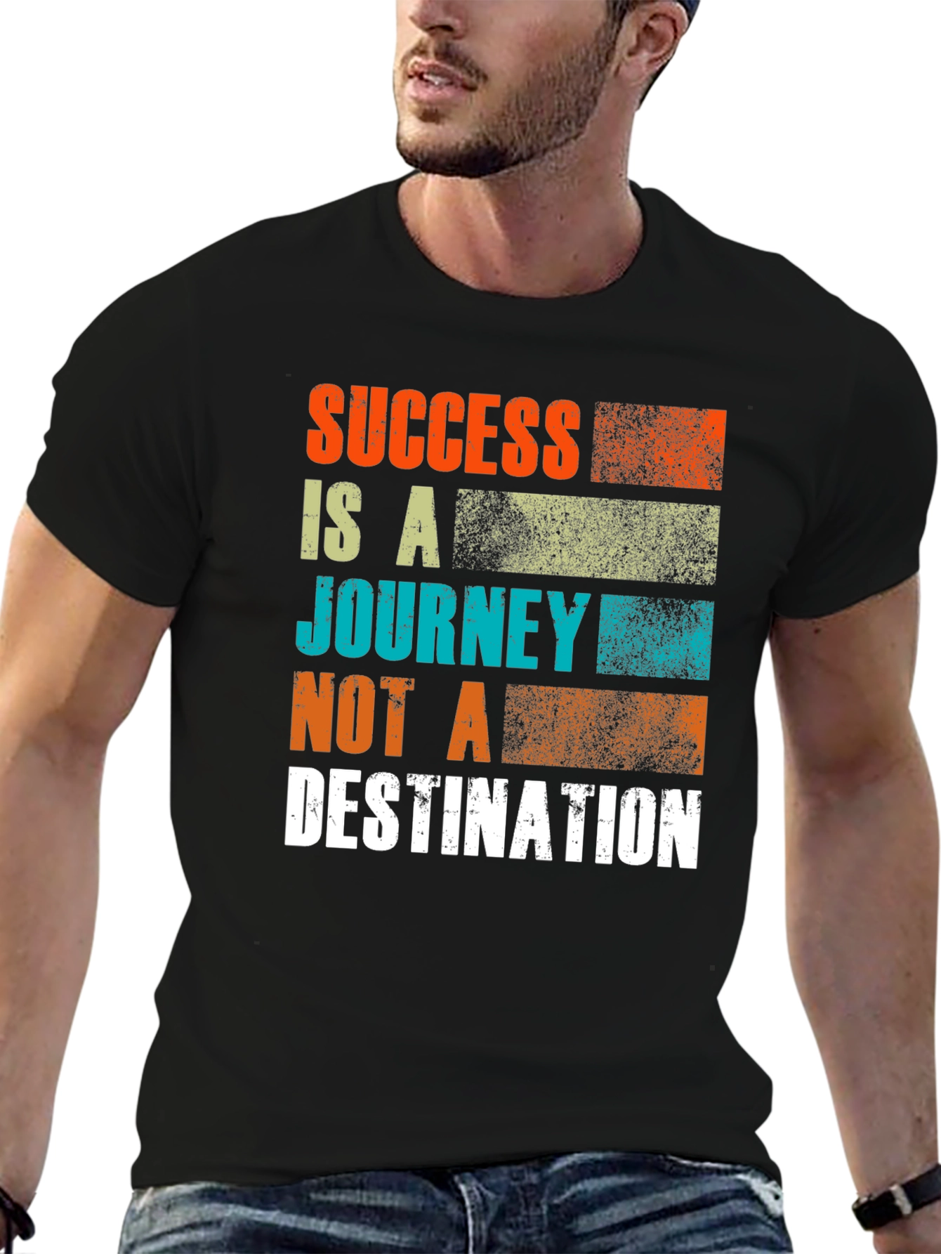 Success Journey Graphic T-Shirt - Inspiring Motivation Tee
