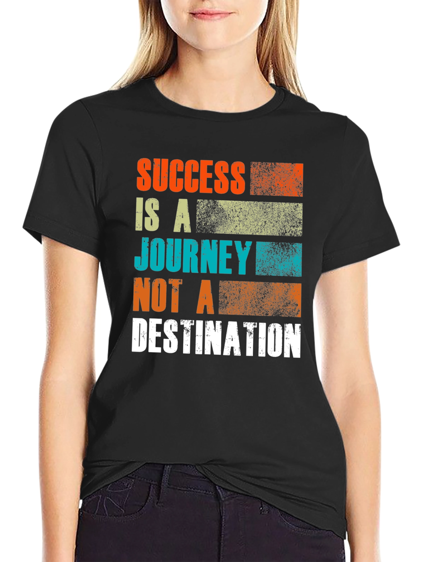 Success Journey Graphic T-Shirt - Inspiring Motivation Tee