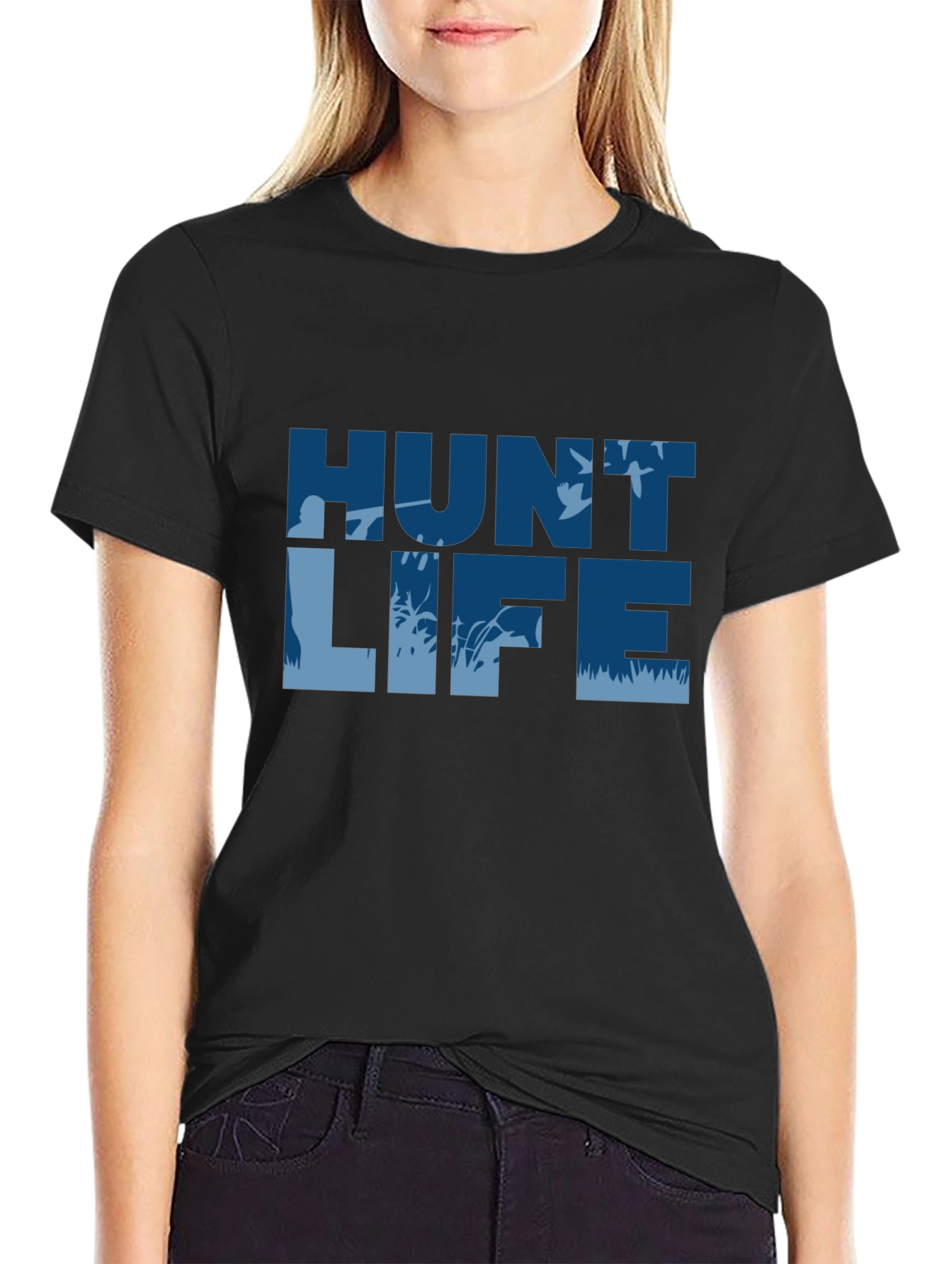 Hunt Life Black T-Shirt